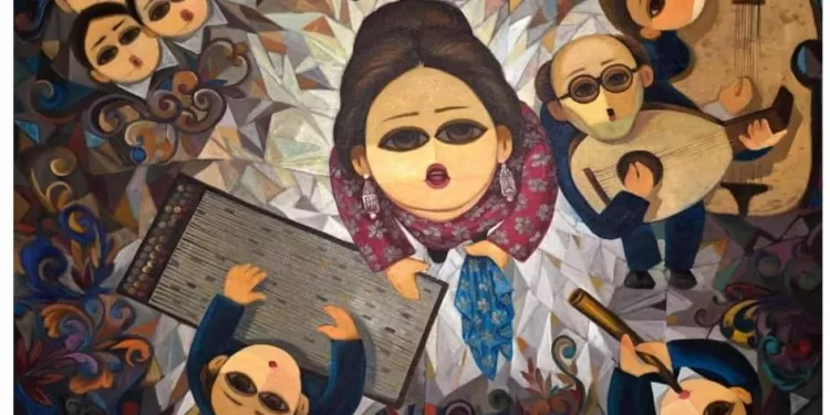 Taha El-Korany signe une ode picturale à la « Dame » du chant arabe 2 - Le Progrès Egyptien Taha El-Korany signe une ode picturale à la « Dame » du chant arabe 1 - Le Progrès Egyptien