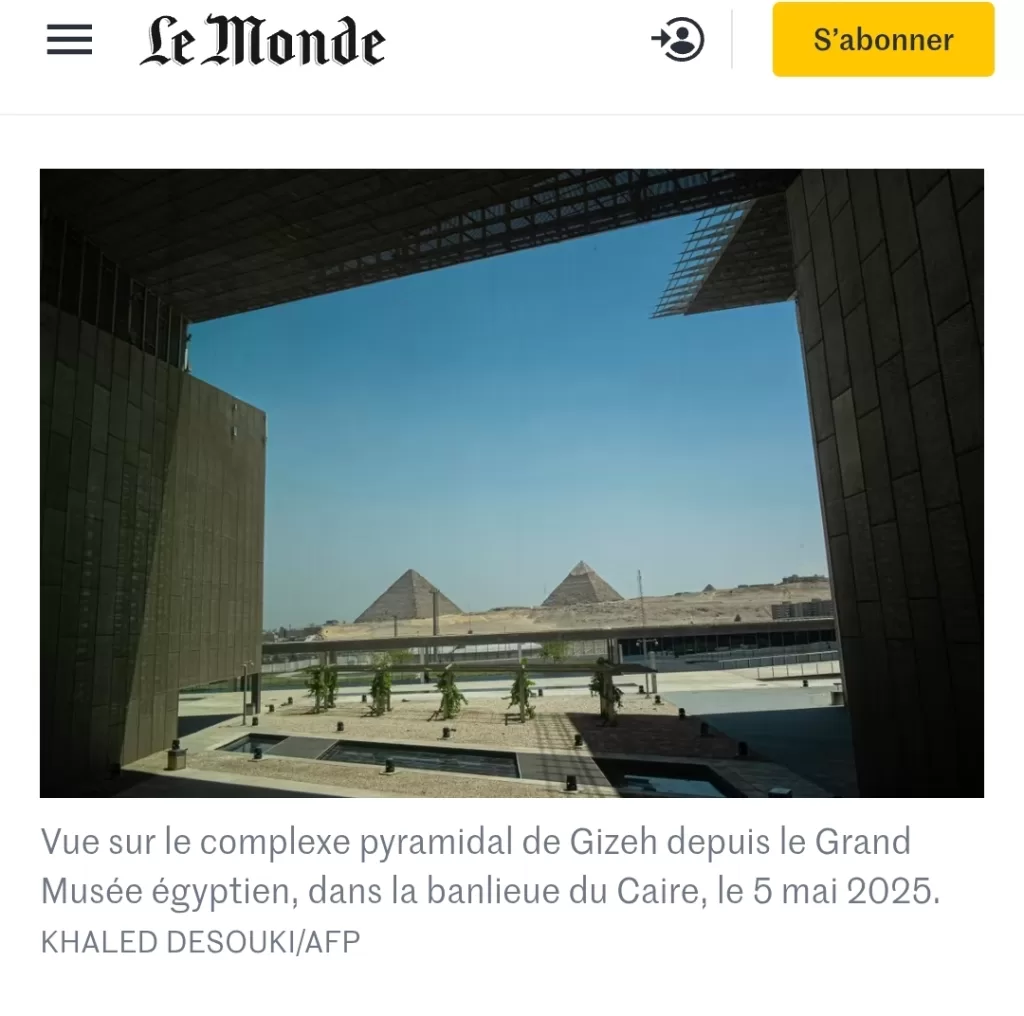 L'inauguration du GME à la une de la presse internationale 4 - Le Progrès Egyptien L'inauguration du GME à la une de la presse internationale 3 - Le Progrès Egyptien
