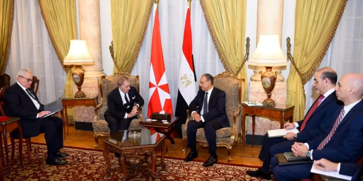 Le ministre des Affaires étrangères reçoit son homologue de l'Ordre de Malte 1 - Le Progrès Egyptien