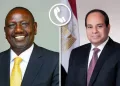 Al-Sissi et Ruto s’entretiennent : solidarité, coopération et dossiers régionaux au cœur des échanges