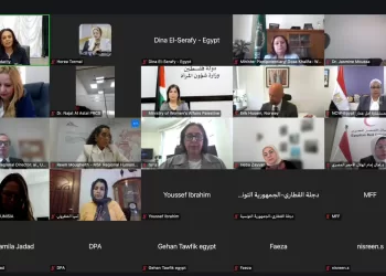 Ligue arabe : Maya Morsi à la séance “La famine comme arme de guerre”