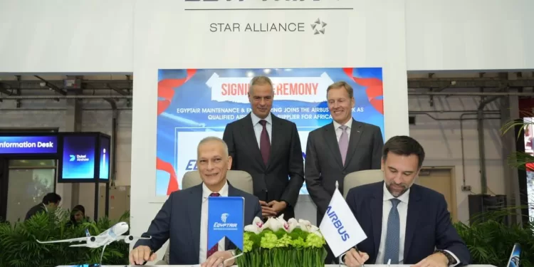 EgyptAir obtient la certification d’Airbus en tant que fournisseur agréé de services de maintenance des structures aéronautiques en Afrique 1 - Le Progrès Egyptien