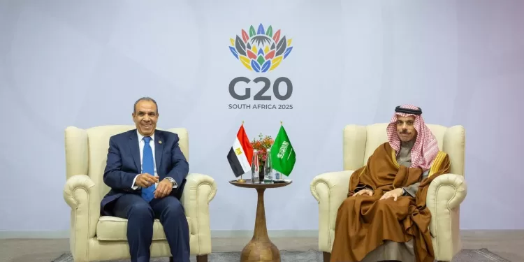Sommet du G20 à Johannesburg: Rencontre du ministre des AE avec son homologue saoudien 1 - Le Progrès Egyptien