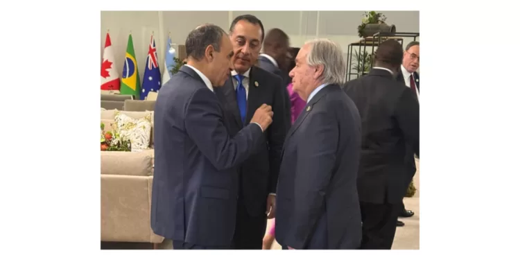 Sommet du G20 : Madbouli rencontre le SG de l'ONU et la directrice du FMI 1 - Le Progrès Egyptien