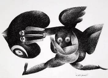 L’artiste Hecham Rahma, une aventure artistique folle entre le noir et le blanc 2 - Le Progrès Egyptien L’artiste Hecham Rahma, une aventure artistique folle entre le noir et le blanc 1 - Le Progrès Egyptien