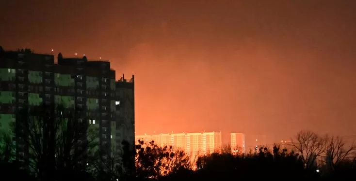 La capitale ukrainienne ciblée par une vaste attaque 1 - Le Progrès Egyptien