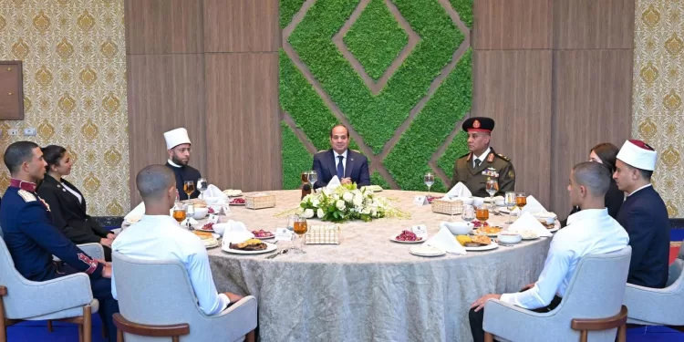 Al-Sissi assiste aux tests d'aptitude physique des étudiants candidats à l'Académie militaire égyptienne et aux écoles militaires 1 - Le Progrès Egyptien