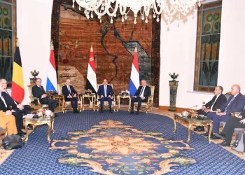 Le président Al- Sissi se réunit avec les Premiers ministres du Benelux