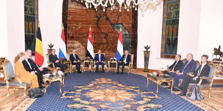 Le président Al- Sissi se réunit avec les Premiers ministres du Benelux 2 - Le Progrès Egyptien Le président Al- Sissi se réunit avec les Premiers ministres du Benelux 1 - Le Progrès Egyptien