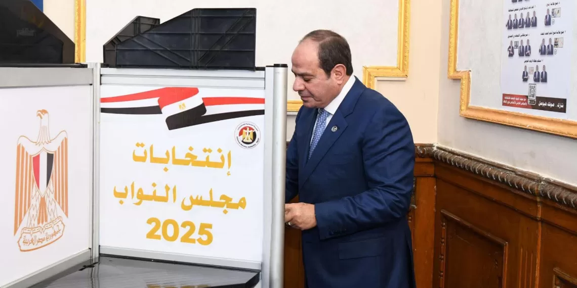 Le président Al-Sissi vote au second tour des législatives 1 - Le Progrès Egyptien