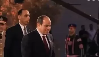Le président Al-Sissi arrive au Grand Musée Egyptien pour son inauguration