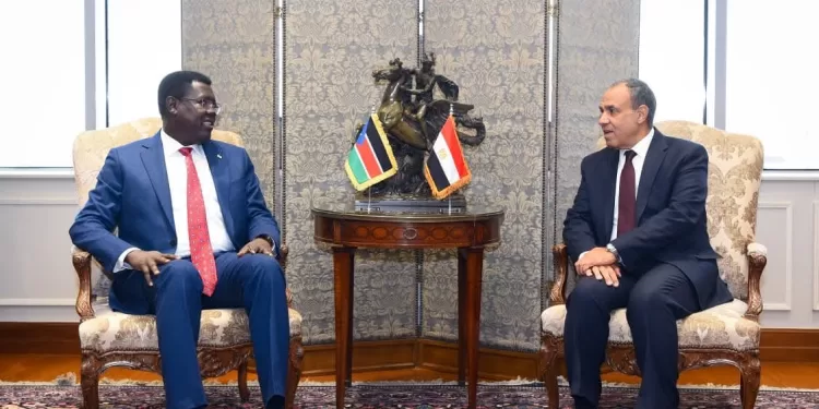 Consultations politiques entre Abdel Aati et son homologue sud-soudanais 2 - Le Progrès Egyptien Consultations politiques entre Abdel Aati et son homologue sud-soudanais 1 - Le Progrès Egyptien