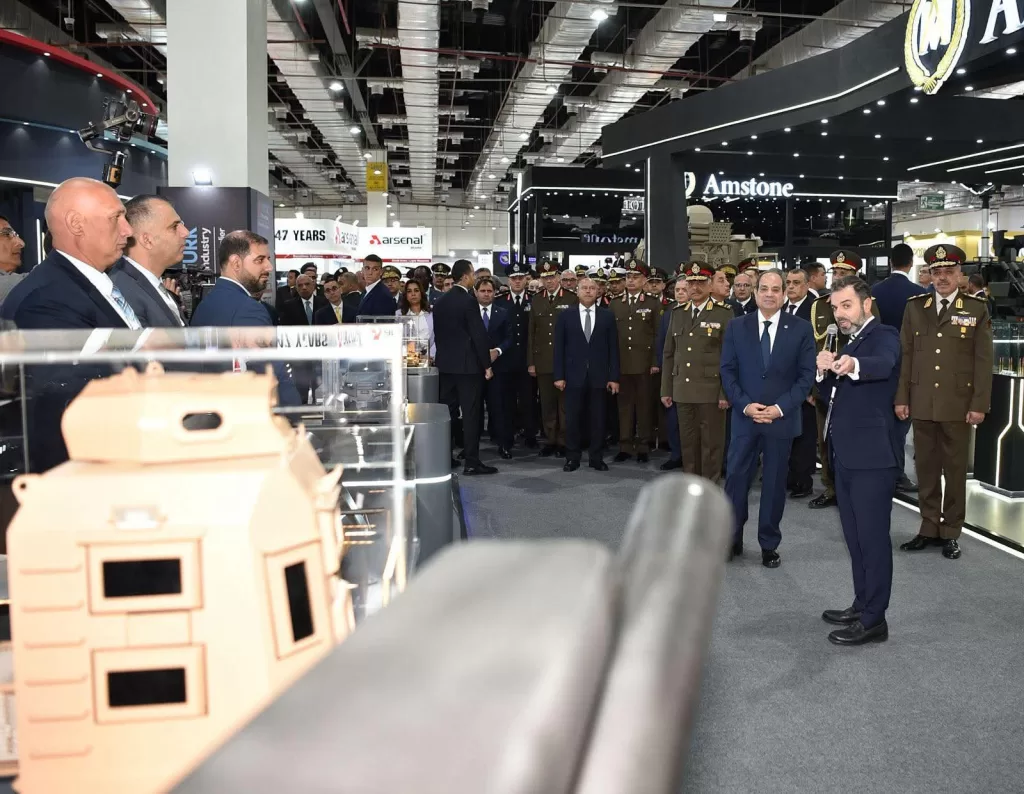 Al-Sissi a inauguré la 4ᵉ édition d’EDEX 2025 10 - Le Progrès Egyptien Al-Sissi a inauguré la 4ᵉ édition d’EDEX 2025 9 - Le Progrès Egyptien