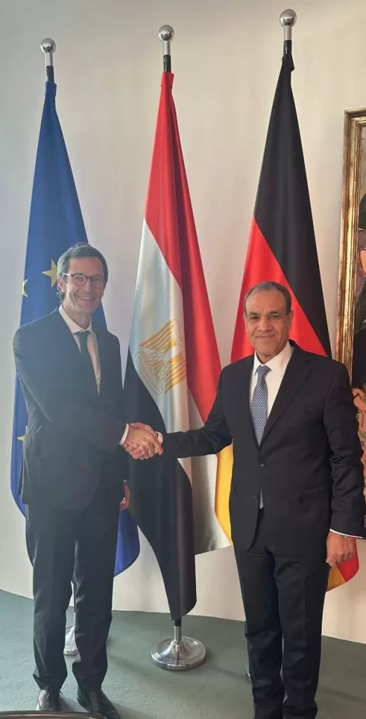 Le ministre des AE rencontre le conseiller à la sécurité nationale de la Chancellerie allemande 4 - Le Progrès Egyptien Le ministre des AE rencontre le conseiller à la sécurité nationale de la Chancellerie allemande 3 - Le Progrès Egyptien