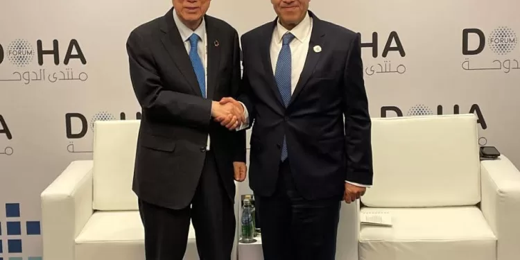 Abdel Aati rencontre l’ancien SG de l’ONU Ban Ki-moon 1 - Le Progrès Egyptien