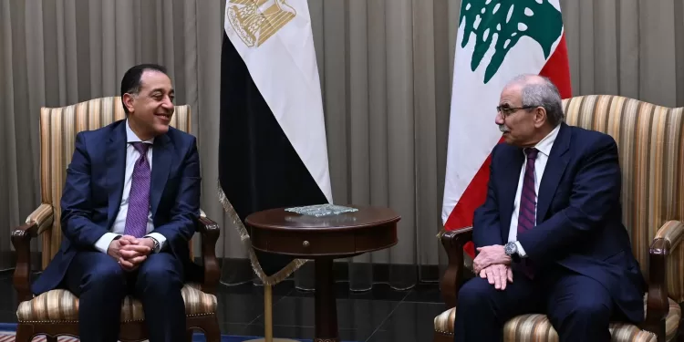 Beyrouth : Le Premier ministre libanais accueille le Dr Moustafa Madbouli 1 - Le Progrès Egyptien