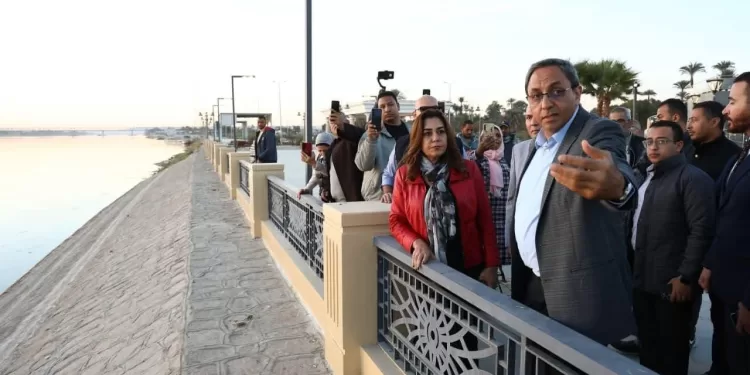 Aménagement de la corniche du Nil à Qéna 1 - Le Progrès Egyptien
