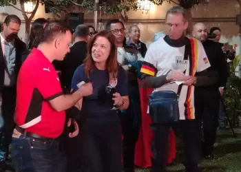 L’aadjointe de l'ambassadrice américaine au Caire célèbre le tirage au sort historique du Mondial 2026 3 - Le Progrès Egyptien L’aadjointe de l’ambassadrice américaine au Caire célèbre le tirage au sort historique du Mondial 2026