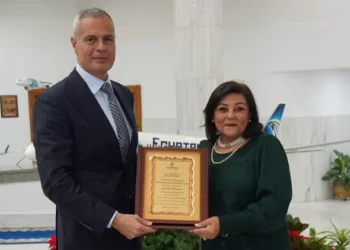 EgyptAir honore Dalia Al-Maraghy 6 - Le Progrès Egyptien EgyptAir honore Dalia Al-Maraghy