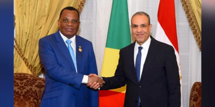 Le ministre des Affaires étrangères reçoit son homologue de la République du Congo pour renforcer la coopération bilatérale 1 - Le Progrès Egyptien