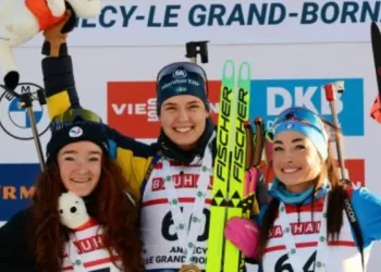 Biathlon: au Grand-Bornand, une 2e place au goût de victoire pour Jeanmonnot