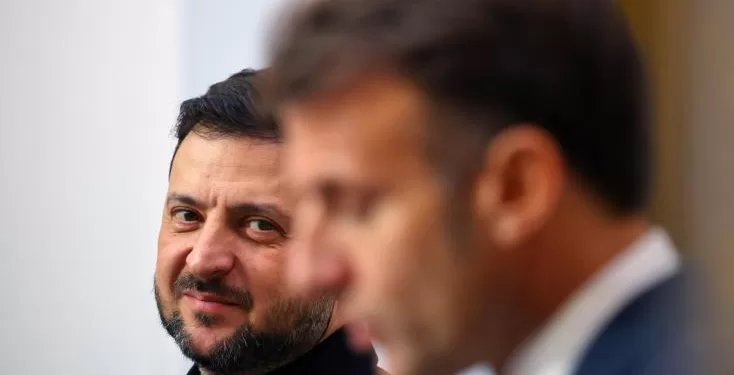 Négociations sur l'Ukraine: Zelensky reçu par Macron, Trump fait part de son optimisme 2 - Le Progrès Egyptien Négociations sur l'Ukraine: Zelensky reçu par Macron, Trump fait part de son optimisme 1 - Le Progrès Egyptien