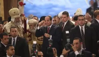 Al-Sissi présente ses vœux de Noël à la cathédrale de la Nativité du Christ