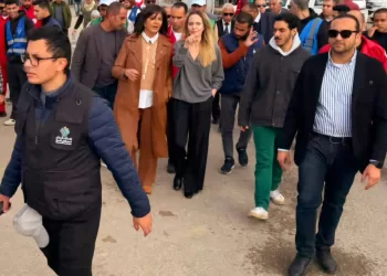 Angelina Jolie au passage de Rafah 3 - Le Progrès Egyptien Angelina Jolie au passage de Rafah