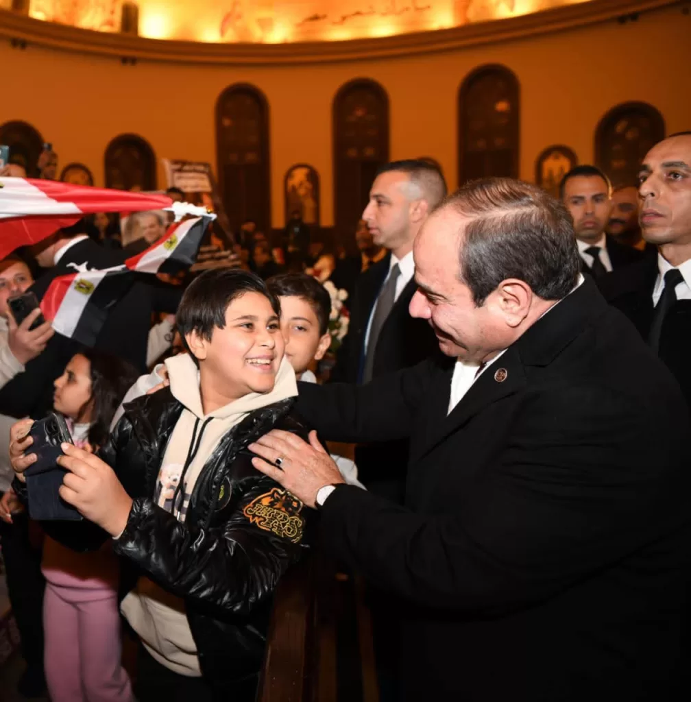 Al-Sissi présente ses vœux de Noël à la cathédrale de la Nativité du Christ (Photos) 11 - Le Progrès Egyptien