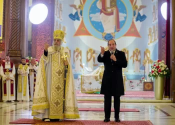 Al-Sissi présente ses vœux de Noël à la cathédrale de la Nativité du Christ (Photos)