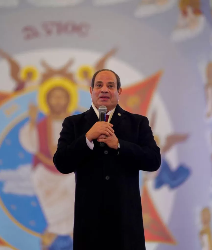 Al-Sissi présente ses vœux de Noël à la cathédrale de la Nativité du Christ (Photos) 3 - Le Progrès Egyptien