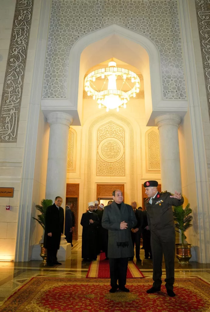 Al-Sissi inaugure la mosquée Al-Aziz Al-Hakim à Mokattam 3 - Le Progrès Egyptien
