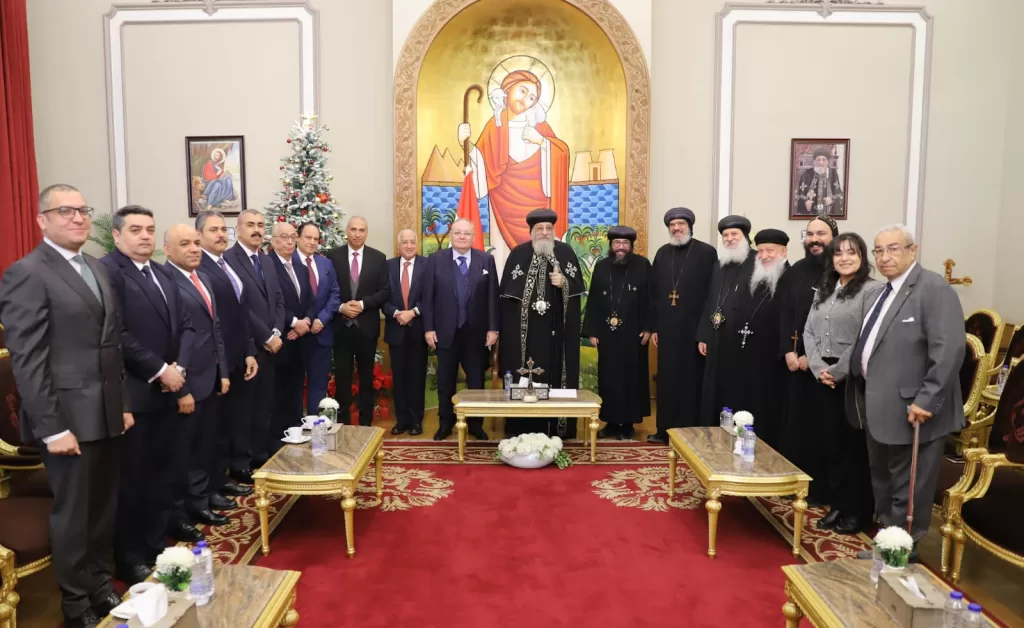 Le président du Conseil d’État présente ses vœux au pape Tawadros II à l’occasion de Noël 6 - Le Progrès Egyptien Le président du Conseil d’État présente ses vœux au pape Tawadros II à l’occasion de Noël 5 - Le Progrès Egyptien