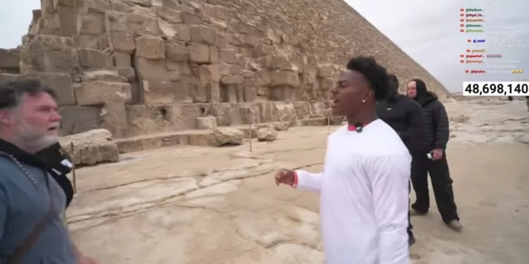 IShowSpeed aux pyramides et au GME <div></div> 1 - Le Progrès Egyptien