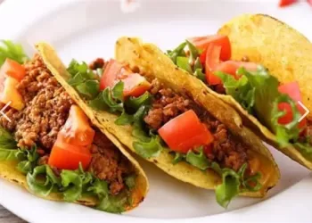 Tacos mexicains à la viande hachée