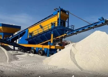 Exportation de la plus importante cargaison de sel du port d’El Arish aux USA