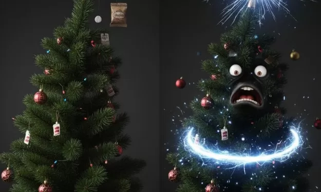 Mon sapin de Noël est-il en burn-out? 7 signes qu’il a grand besoin de vacances 1 - Le Progrès Egyptien