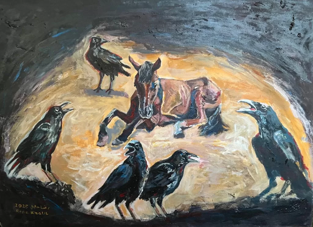 « Grappe de lumière » de l’artiste Reda Khalil : quand le pinceau dit ce que les mots taisent 5 - Le Progrès Egyptien