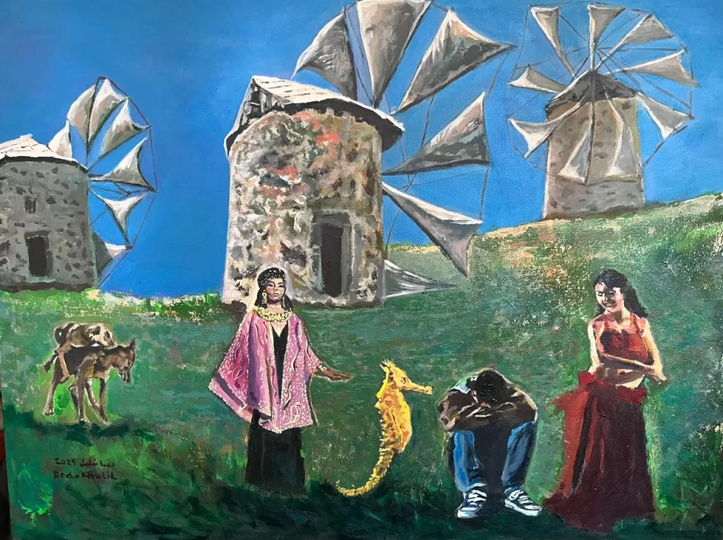 « Grappe de lumière » de l’artiste Reda Khalil : quand le pinceau dit ce que les mots taisent 9 - Le Progrès Egyptien