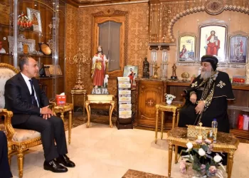 Le ministre des Affaires étrangères félicite le Pape Tawadros II à l’occasion du Noël Copte