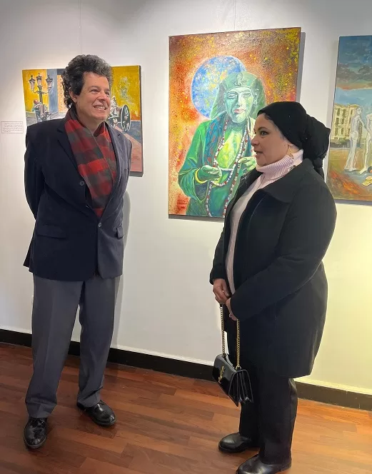 « Grappe de lumière » de l’artiste Reda Khalil : quand le pinceau dit ce que les mots taisent 3 - Le Progrès Egyptien