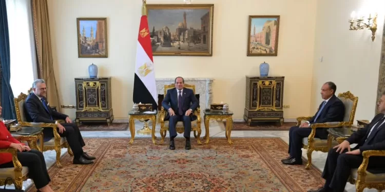 Al-Sissi s’entretient avec le haut conseiller du président américain pour les affaires arabes et africaines, Massad Boulos 1 - Le Progrès Egyptien