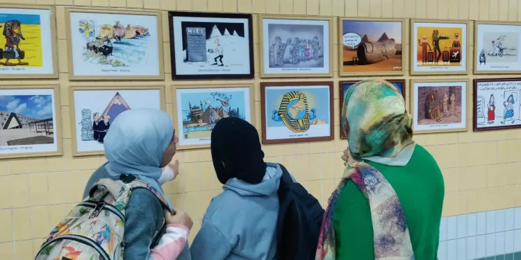 À la station Safaa Hegazy, le métro devient galerie 1 - Le Progrès Egyptien