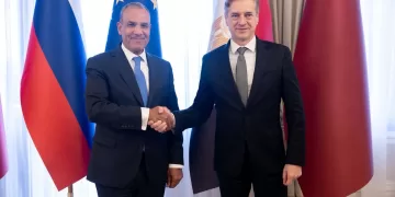 Abdel Aati rencontre le premier ministre slovène