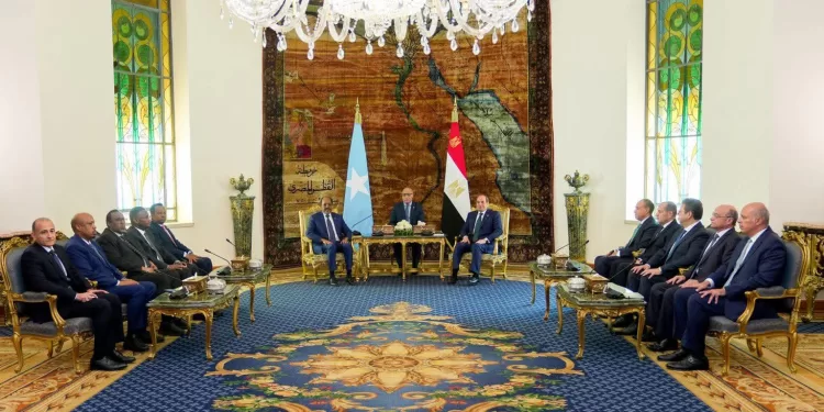 Le Président Al-Sissi reçoit son homologue somalien au Caire 1 - Le Progrès Egyptien