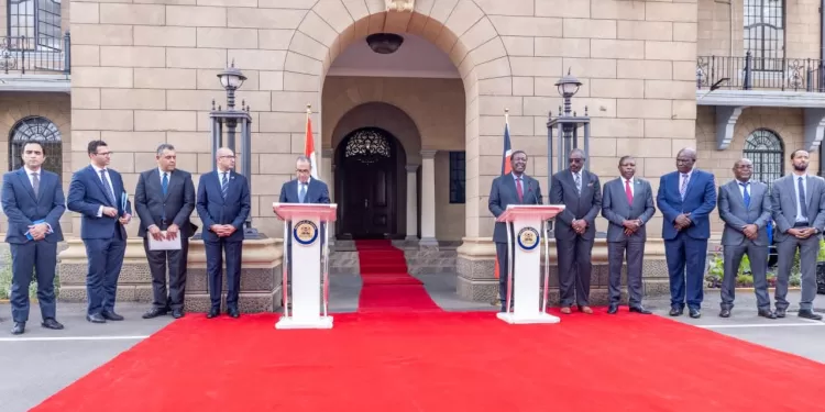 Le ministre égyptien des Affaires étrangères rencontre son homologue kényan 2 - Le Progrès Egyptien Le ministre égyptien des Affaires étrangères rencontre son homologue kényan 1 - Le Progrès Egyptien