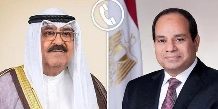 Al-Sissi affirme à l'émir du Koweït le rejet par l'Égypte de toute atteinte à la souveraineté des États arabes 1 - Le Progrès Egyptien
