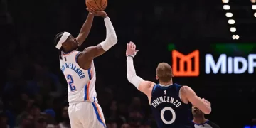 NBA: le Thunder résiste aux Wolves, “SGA” sauve sa série