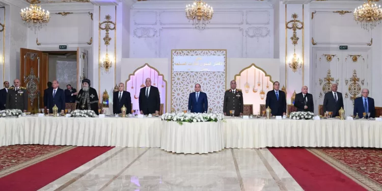 Al-Sissi assiste à l’iftar des forces armées et appelle à l’unité nationale 1 - Le Progrès Egyptien
