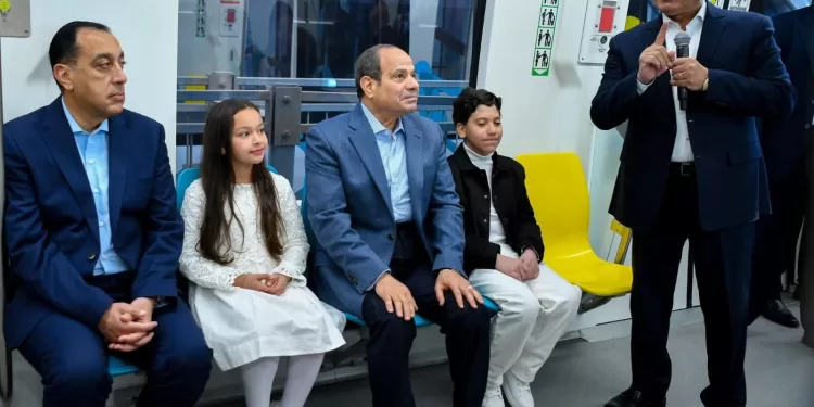 Le Président Abdel-Fattah Al-Sissi inaugure le monorail 1 - Le Progrès Egyptien